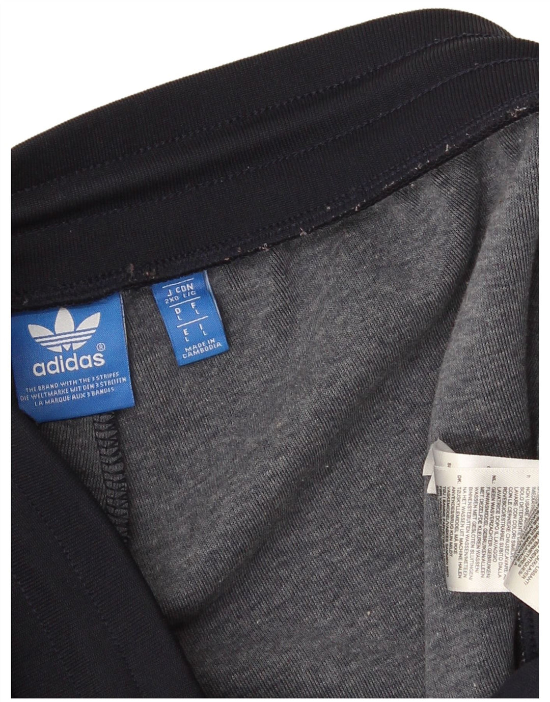 Pantaloni de trening cu grafică Adidas pentru bărbați Pantaloni de jogging mari, bleumarin, poliester