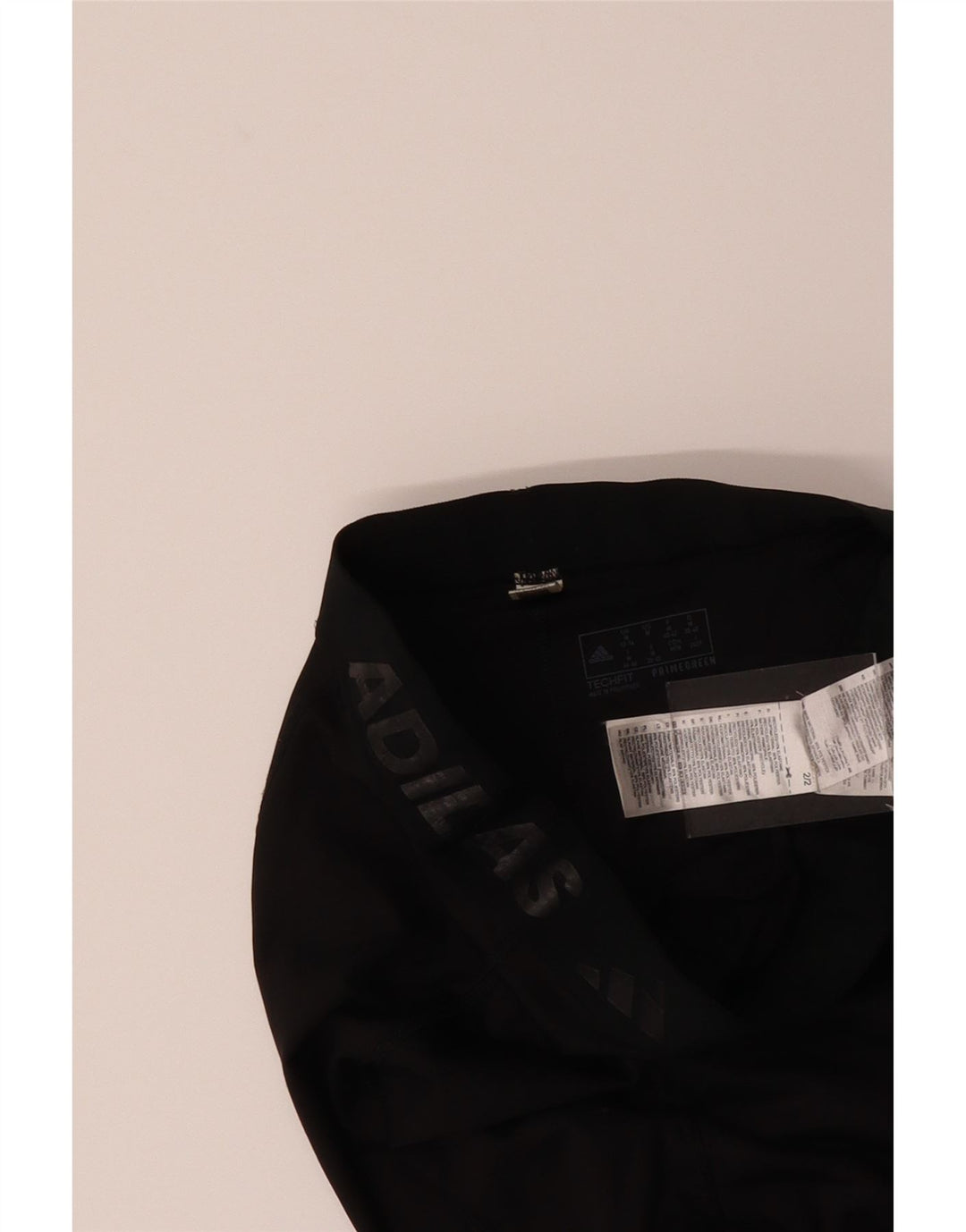 ADIDAS Womens Premium Graphic Leggings UK 12/14 Medium  Black Polyester