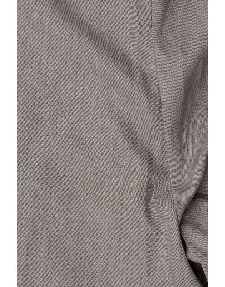 Marks & Spencer Pantaloni drepți pentru bărbați L42 L29 Poliester gri