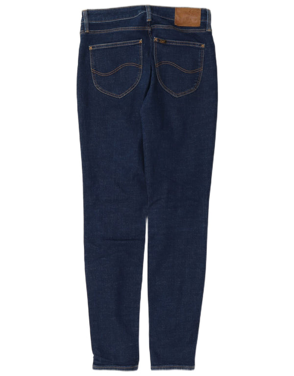 Blugi skinny pentru femei Scarlett cu talie înaltă L29 L31, bumbac bleumarin