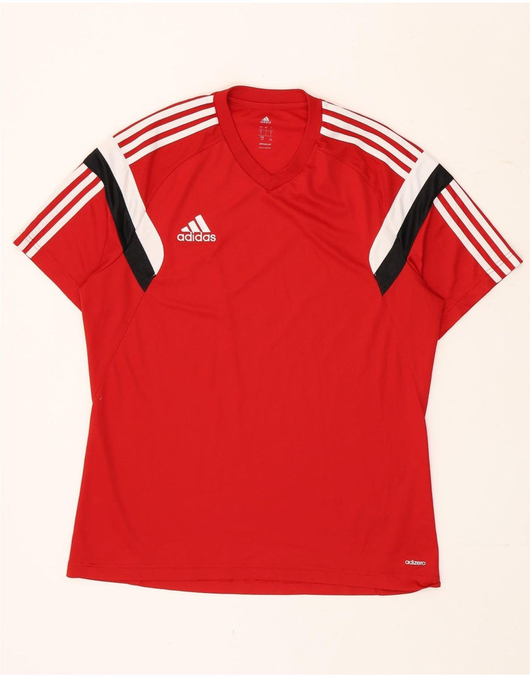 Tricou Adidas Climacool pentru bărbați Top mare, roșu, poliester color bloc
