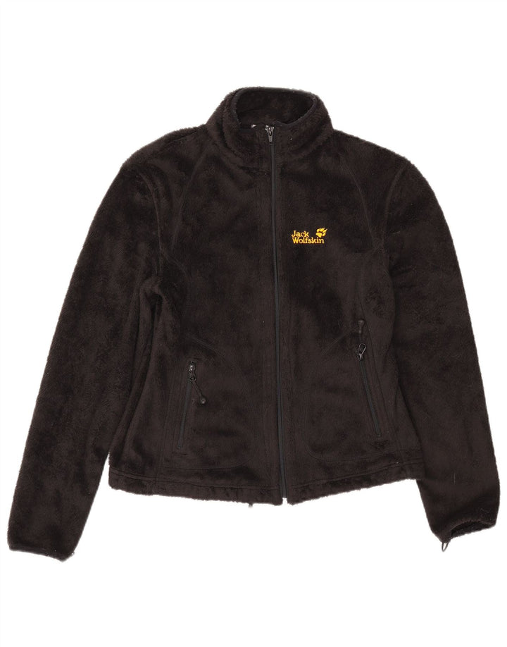 Jack Wolfskin Jachetă polară pentru femei UK 10 Poliester negru mic