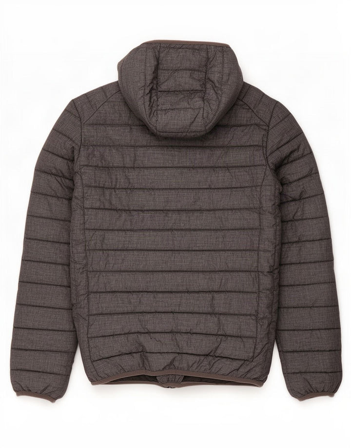 Jachetă căptușită cu glugă pentru bărbați Ellesse UK 34 XS nailon gri