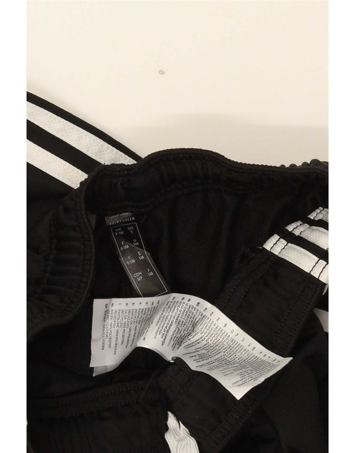 Pantaloni de trening Adidas baieti Joggeri 9-10 ani poliester negru