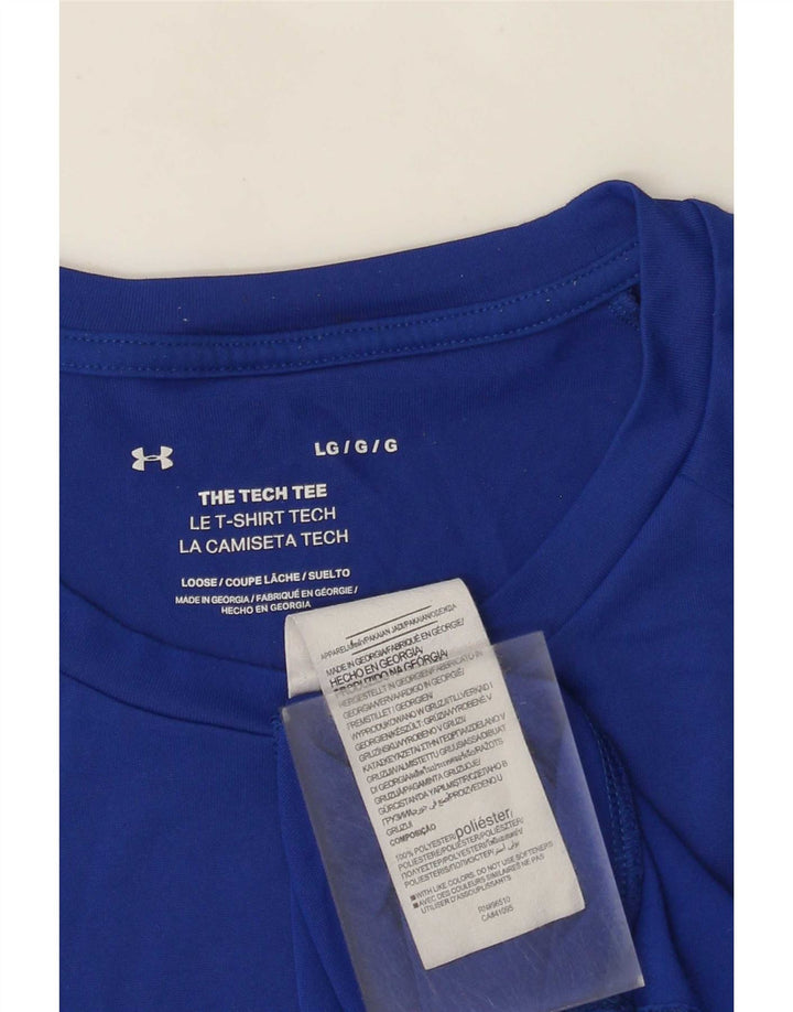 Tricou Under Armour pentru bărbați Top mare poliester albastru