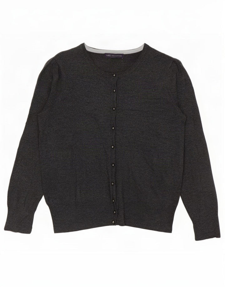 Pulover cardigan pentru femei Marks & Spencer UK 12 Medium Gri Viscose