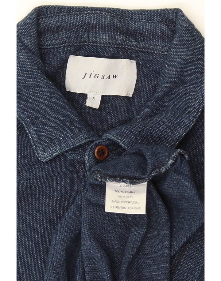 Tricou polo pentru bărbați Jigsaw Bumbac bleumarin mic