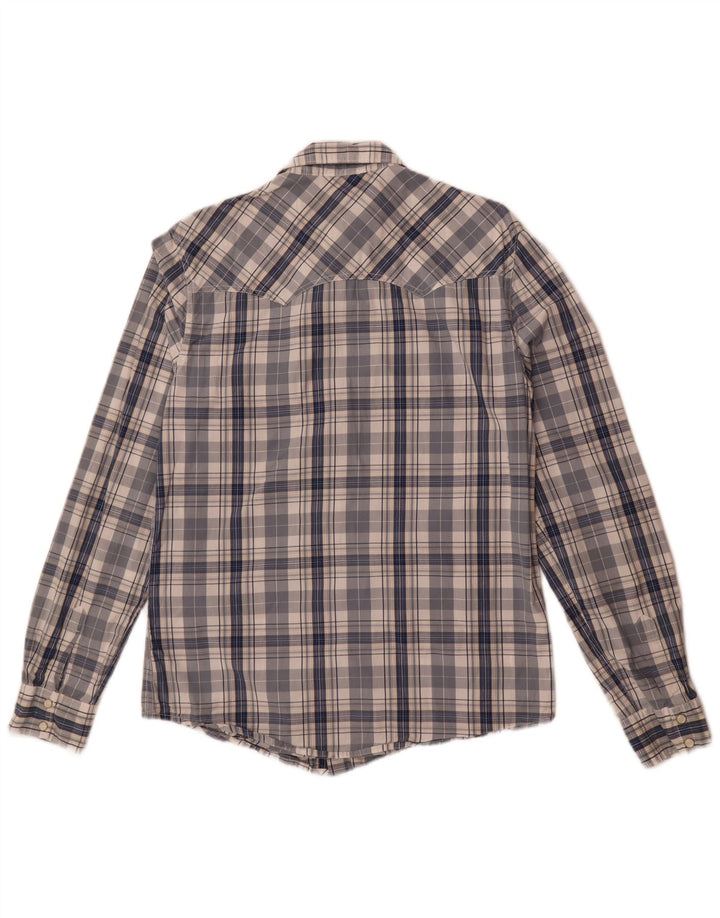 Cămașă pentru bărbați Levi's Modern Fit, bumbac cu carouri mediu bleumarin