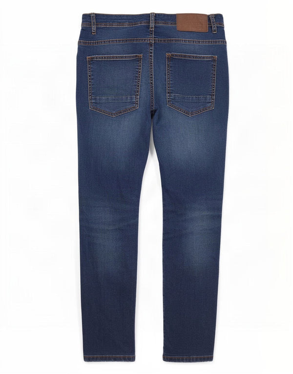 Blugi slim pentru bărbați Zara EU 42 Large W32 L29 Blue Bumbac