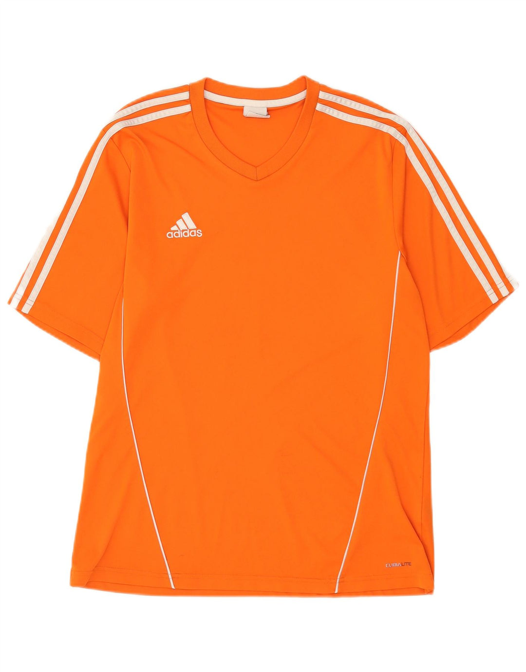 Tricou Adidas Climalite pentru bărbați Top mare poliester portocaliu