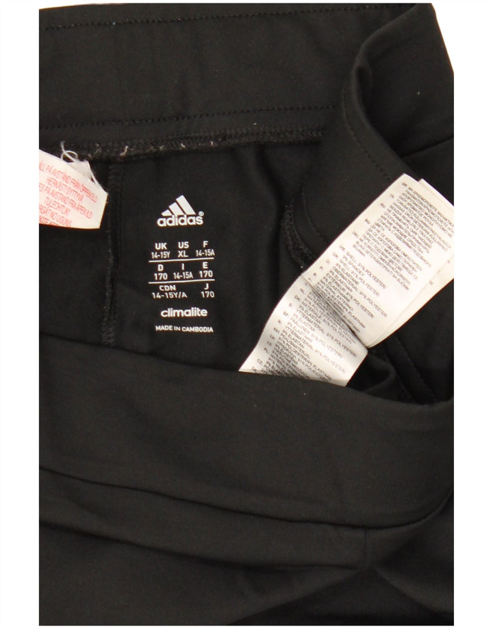 Adidas Fete Climalite Leggings 14-15 Ani Negru Poliester