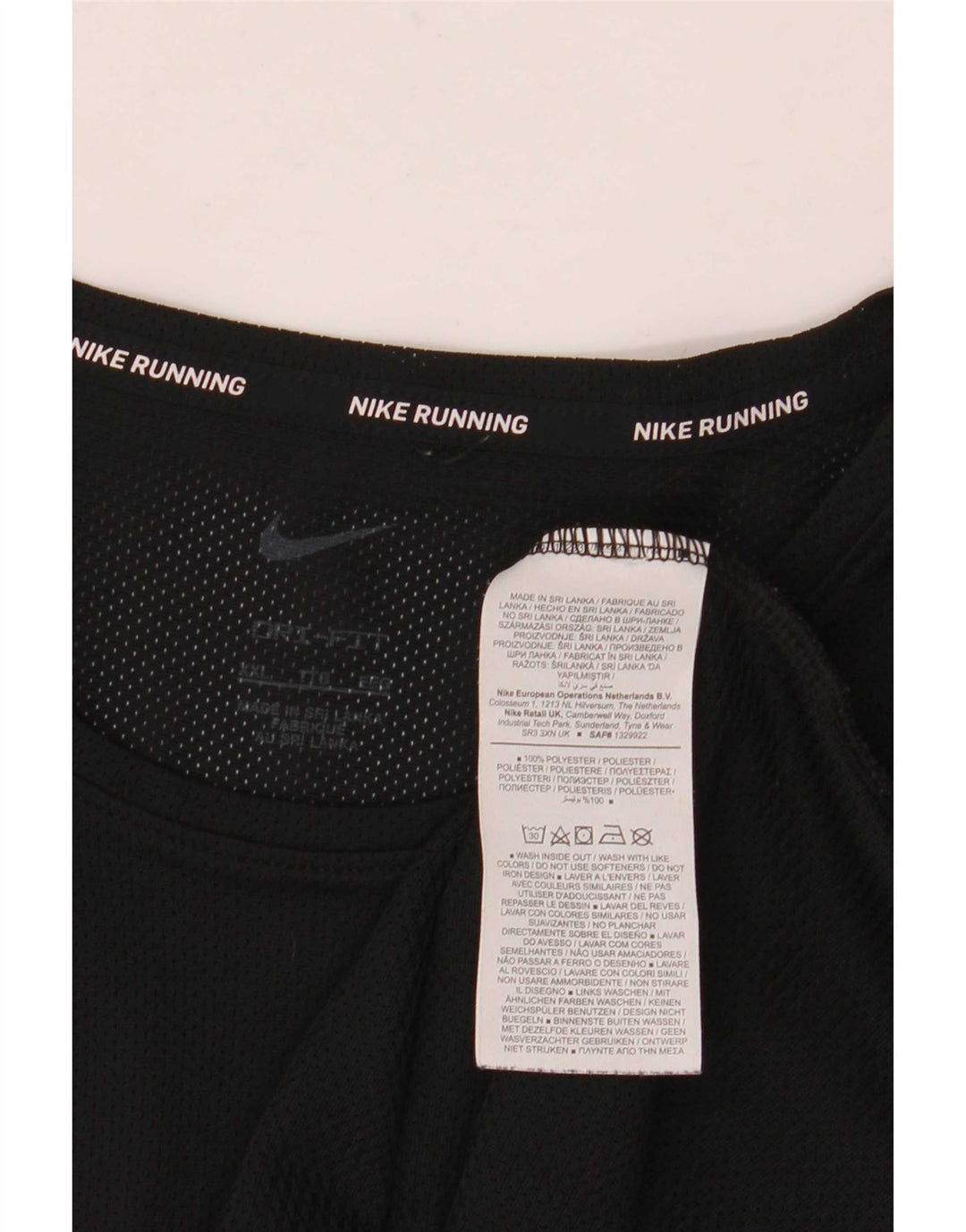 Tricou pentru bărbați Nike Dri Fit Top 2XL poliester negru