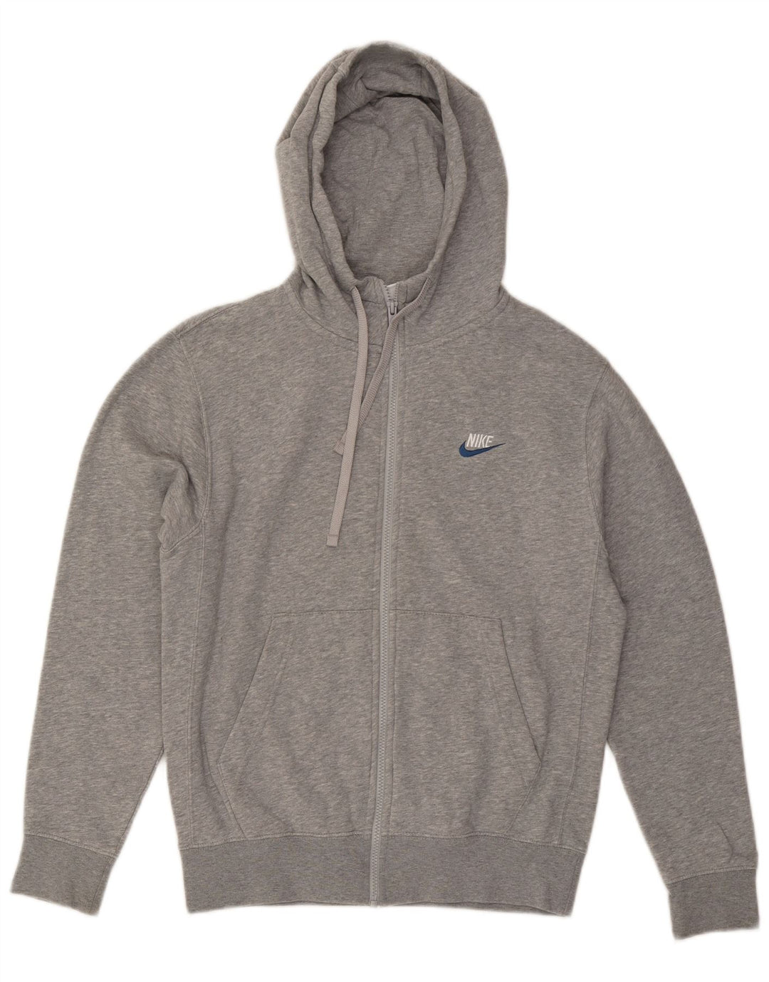 Pulover NIKE pentru bărbați, cu fermoar, din bumbac cu pete mici, gri