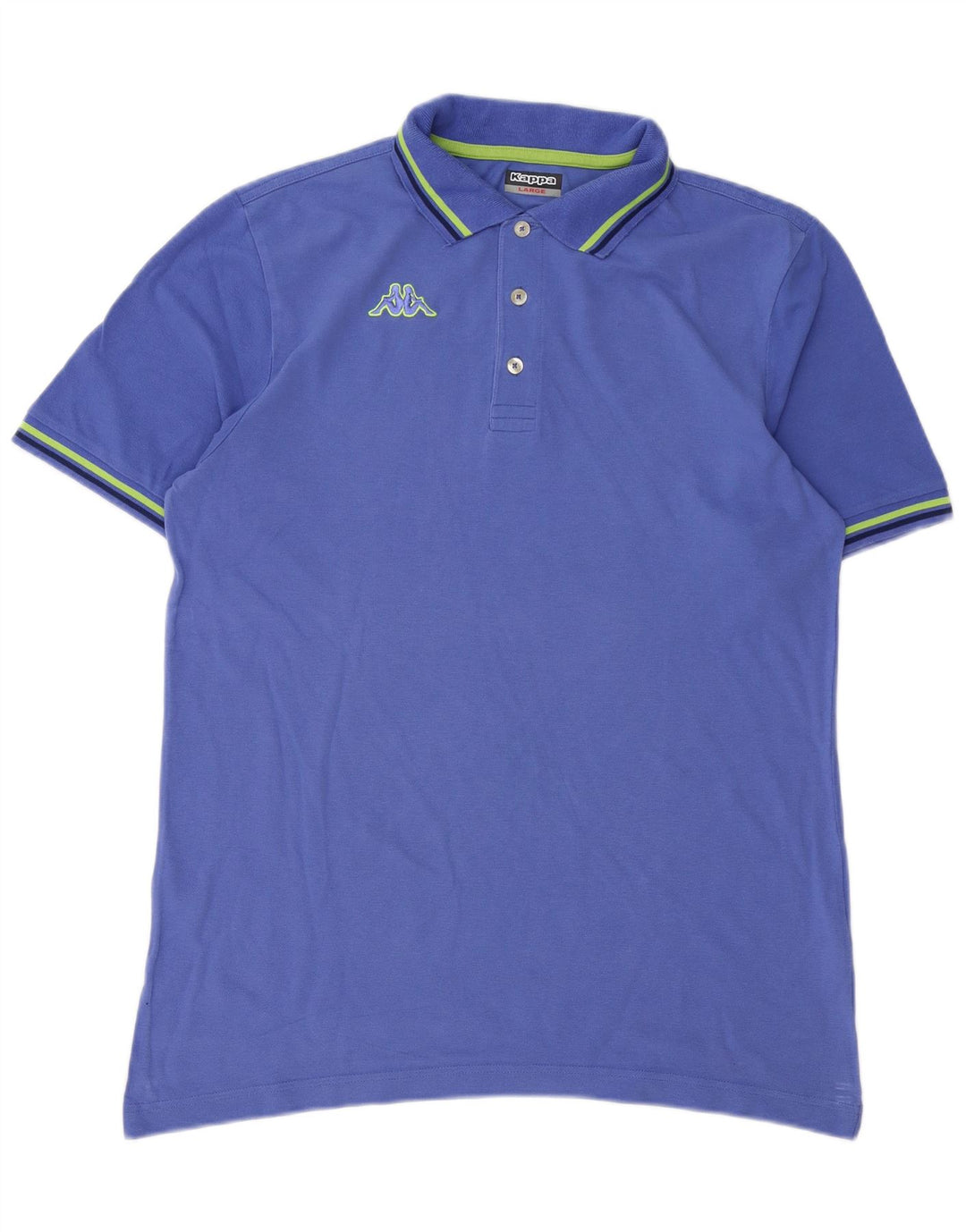 Cămașă polo pentru bărbați Kappa, mare, albastru, bumbac