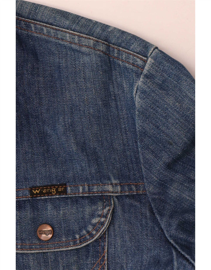 Jachetă de blugi pentru bărbați Wrangler UK 38, albastru mediu