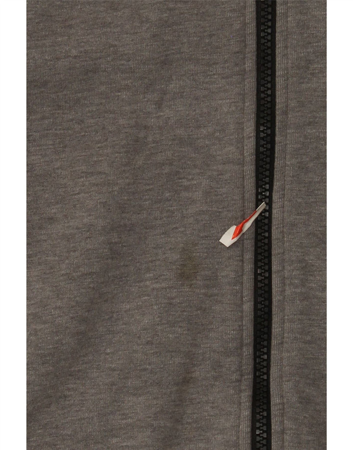 Pulover Nike pentru bărbați, cu fermoar, XL, bumbac gri