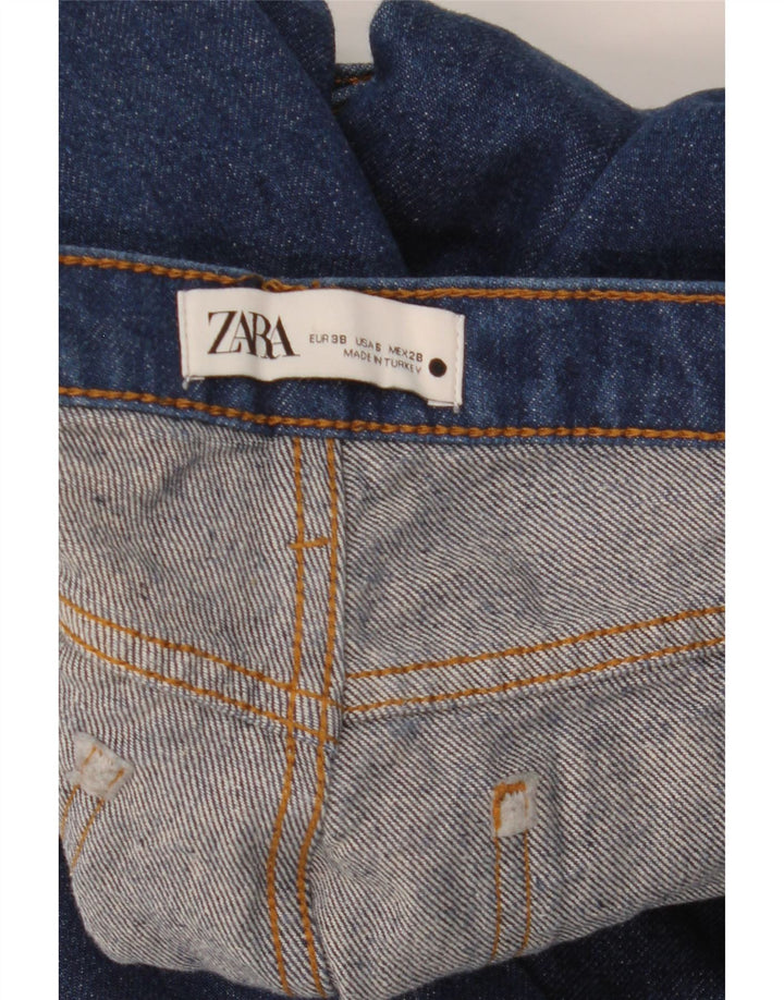 Blugi ZARA dama Bootcut EU 38 Mici W28 L34 Albastru