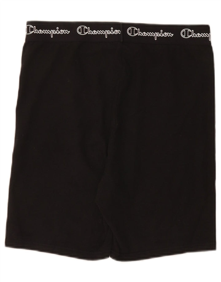 Pantaloni scurti sport grafic pentru femei CHAMPION UK 16 Large Black