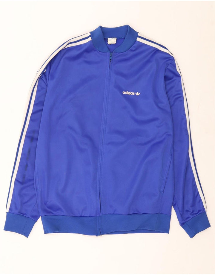 Jachetă de trening pentru bărbați Adidas, mare, albastru, poliester