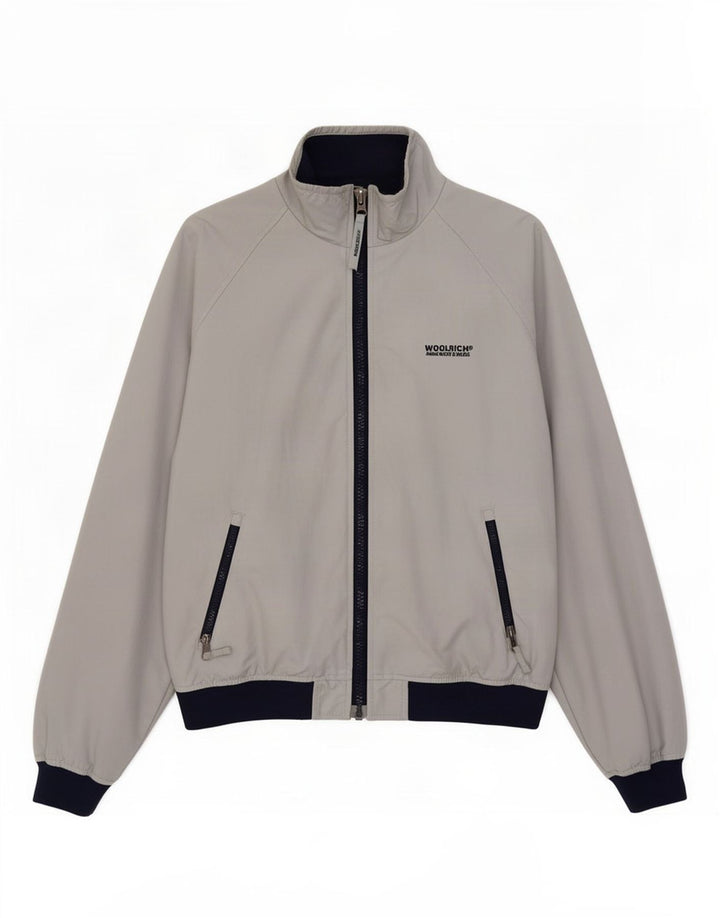 Jachetă de ploaie Woolrich pentru băieți 13-14 ani, albastru, nailon color bloc