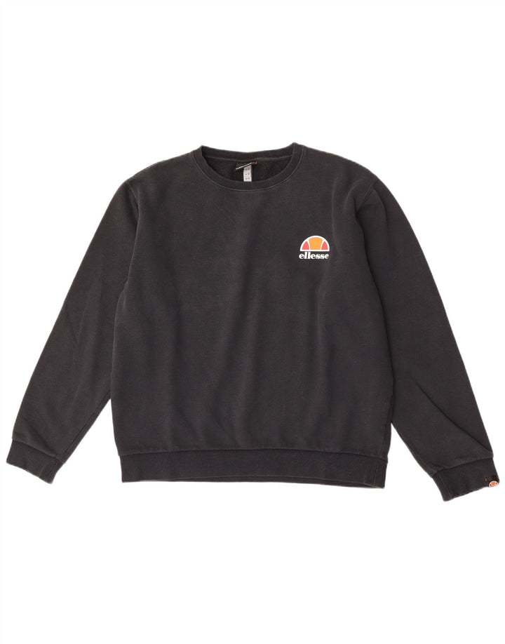 Hanorac pentru femei Ellesse Pulover UK 14 mare, negru, bumbac