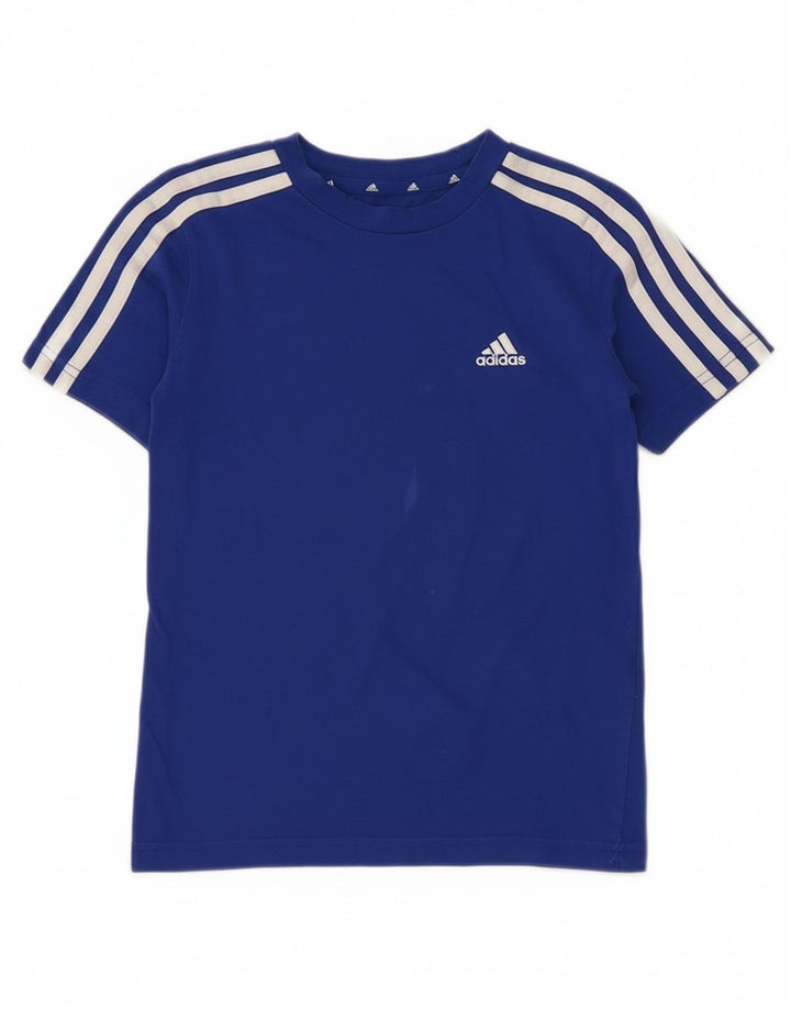 Tricou Băieți Adidas Top 7-8 Ani Bumbac Albastru