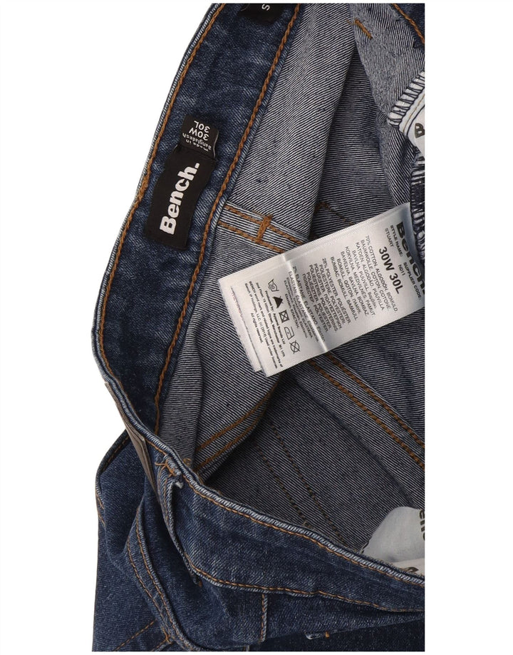 Jeans drept bărbați Bench L30 L30 Bumbac bleumarin