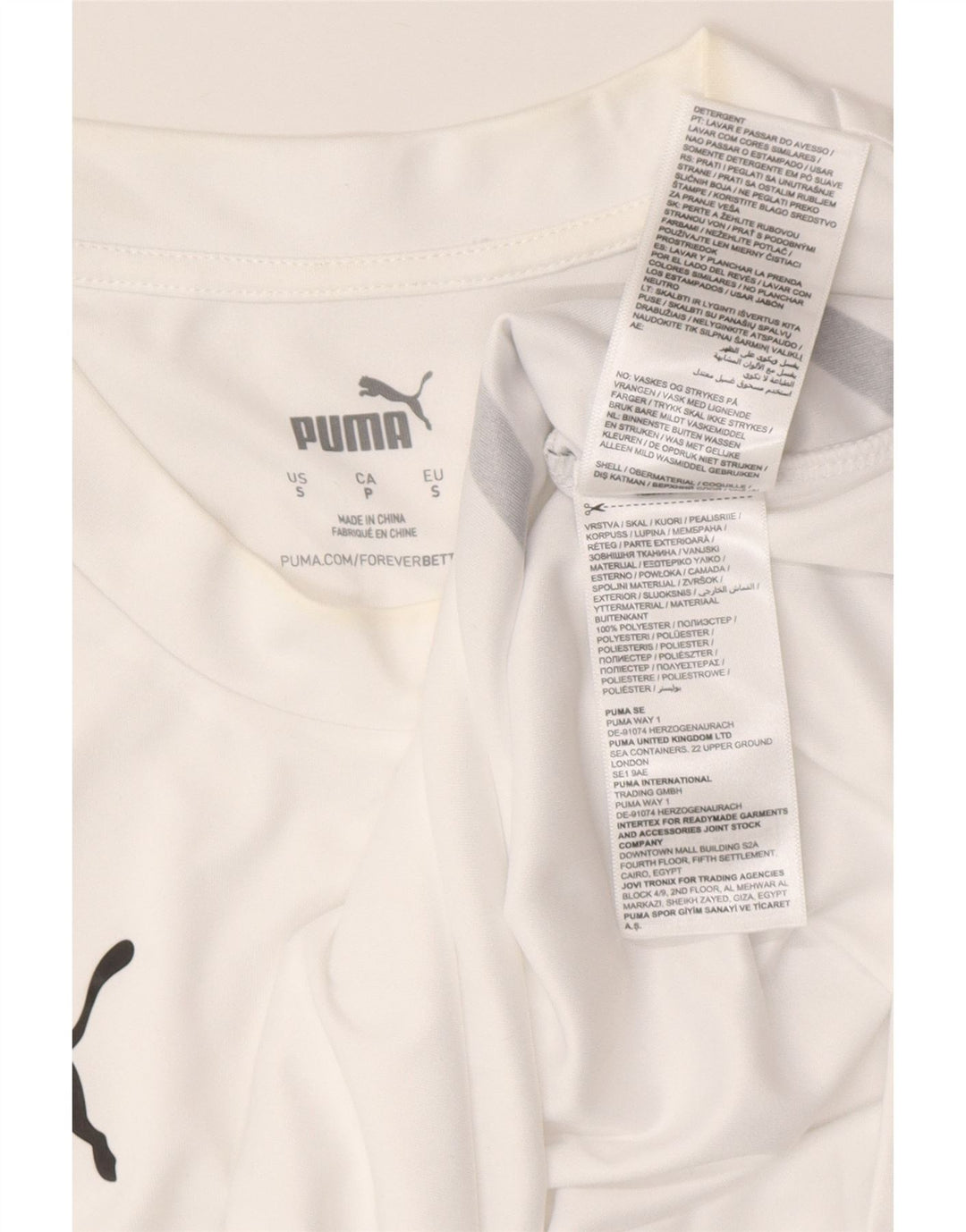 Tricou grafic Puma Deutshland pentru bărbați Top mic poliester cu dungi albe