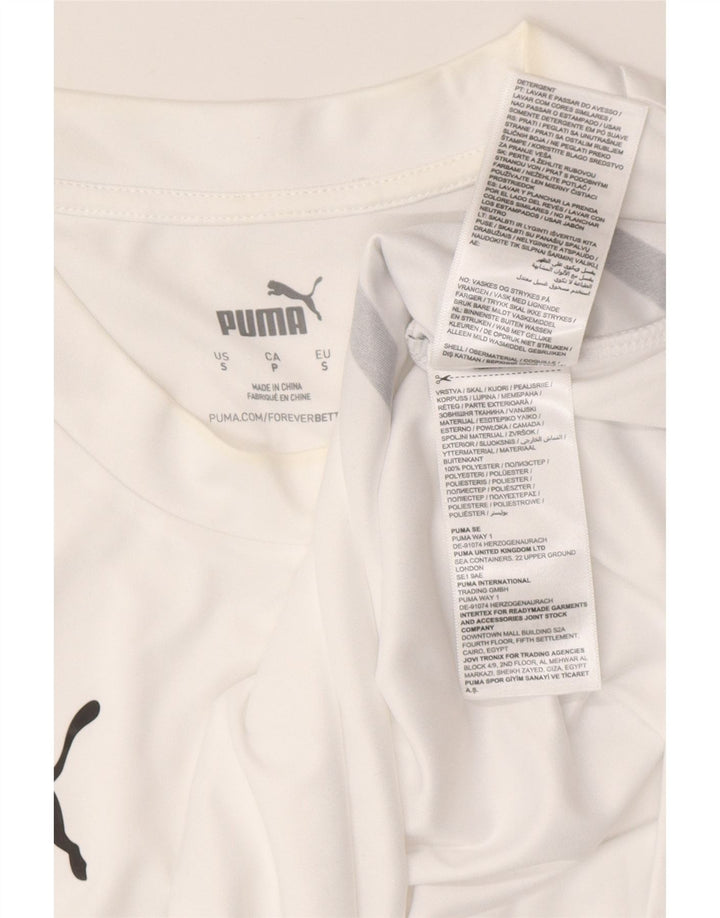 Tricou grafic Puma Deutshland pentru bărbați Top mic poliester cu dungi albe