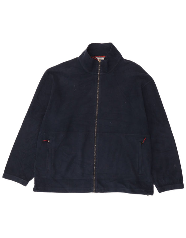 Jachetă fleece pentru bărbați Marks & Spencer UK 42 XL bleumarin poliester