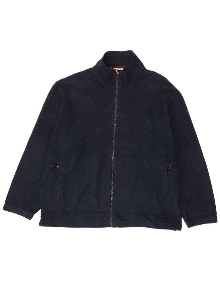 Jachetă fleece pentru bărbați Marks & Spencer UK 42 XL bleumarin poliester