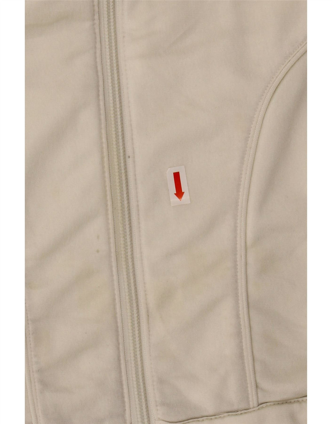 Jachetă de trening pentru femei ADIDAS UK 14 Poliester alb mediu