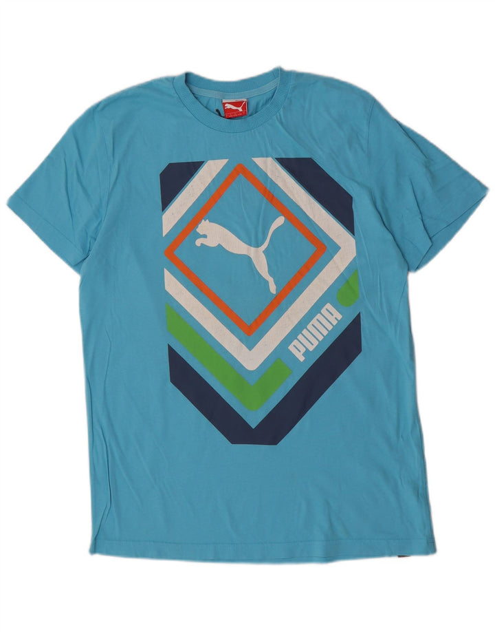 Tricou grafic Puma pentru bărbați Top Large Blue