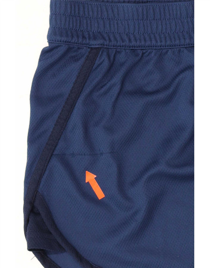 Pantaloni scurți sport Climalite Adidas pentru femei Marea Britanie 12/14, poliester mediu albastru bleumarin