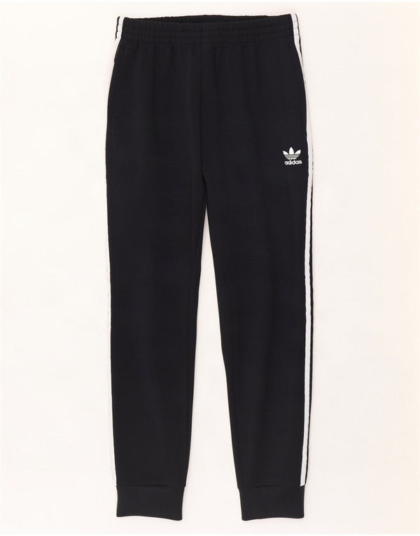 Pantaloni de trening Adidas pentru bărbați Joggeri poliester mediu negru