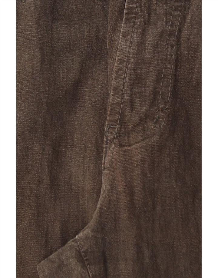 TRUSSARDI Pantaloni casual drepti pentru bărbați IT 50 Large W34 L29 Maro