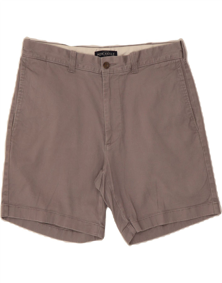 J. CREW Womens Mercantile Flex Chino Shorts W31 Medium Grey Vintage J. Crew and Second-Hand J. Crew from Messina Hembry 
