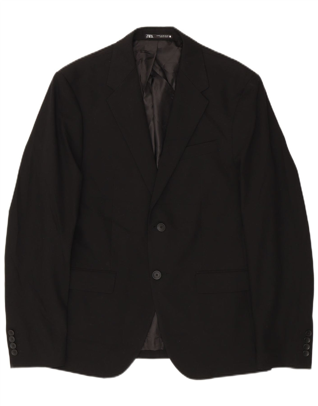 Blazer pentru bărbați Zara cu 2 nasturi EU 50 Medium Negru