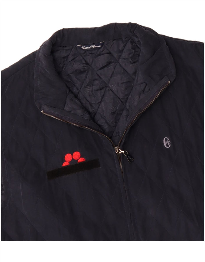 Gilet matlasat CONTE OF FLORENCE pentru bărbați UK 44 2XL bleumarin