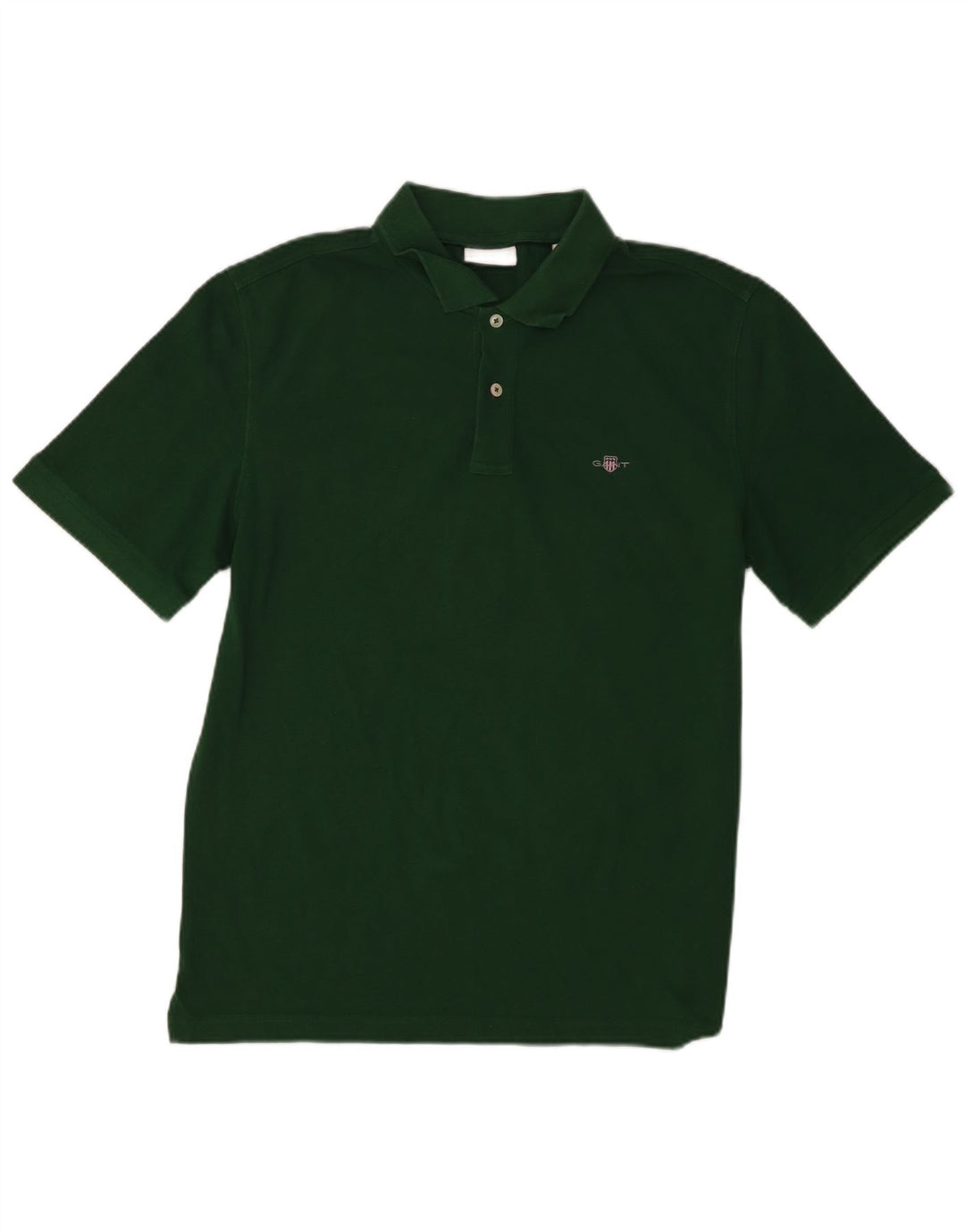 Tricou polo pentru bărbați Gant, bumbac verde mare