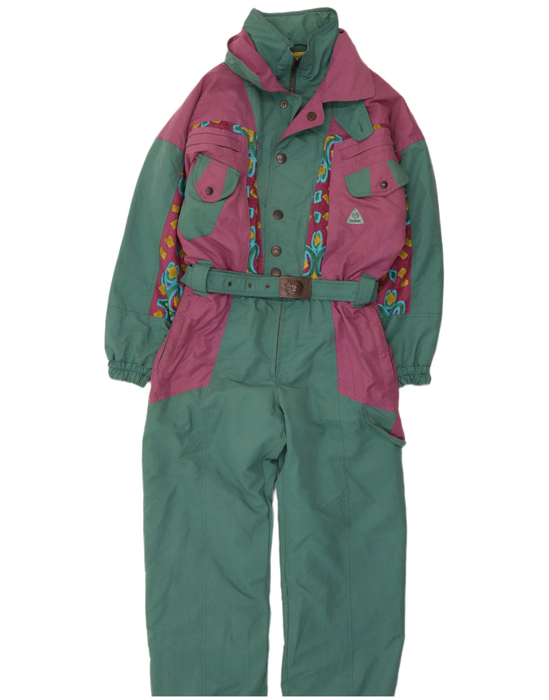 Salopetă de schi Colmar pentru bărbați IT 48 Medium Green Colorblock