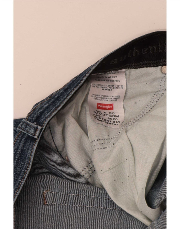 Blugi drepti pentru bărbați Wrangler W48 L30 Bumbac albastru