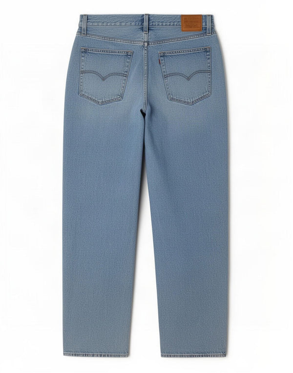 Blugi largi, largi, învechiți, pentru femei Levi's, L30 L32, bumbac albastru