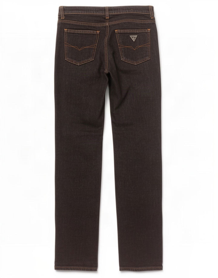 Blugi Guess Bootcut pentru femei W27 L31 bumbac negru