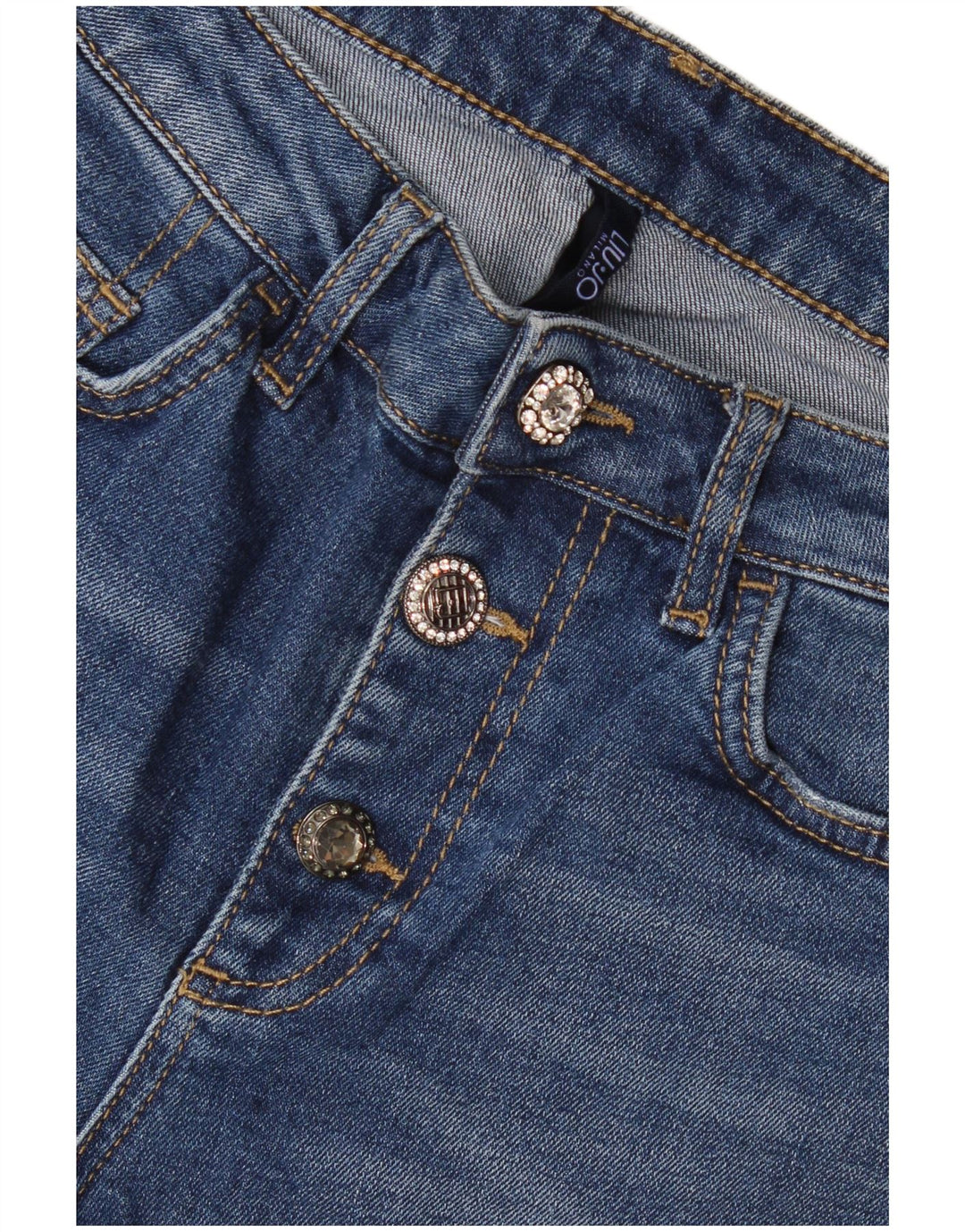 Blugi slim pentru femei Liu Jo W28 L25 Albastru