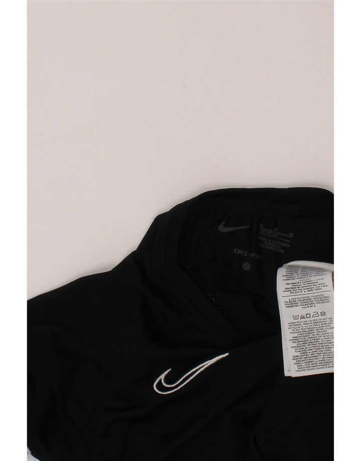 Tricou NIKE Dri Fit pentru băieți Top 10-11 ani Mediu Negru Colorblock