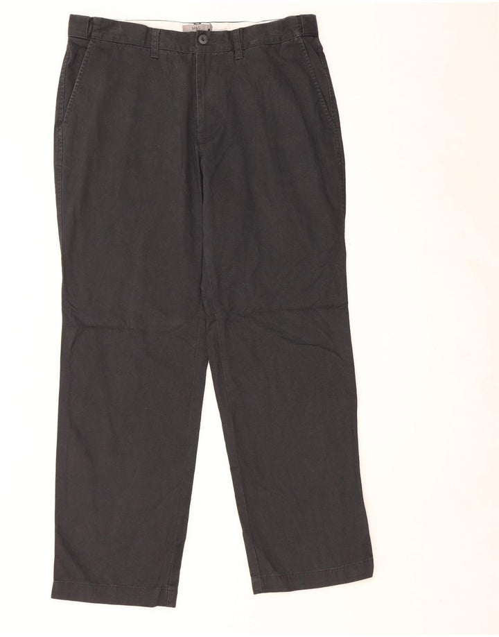 Pantaloni chino pentru bărbați Marks & Spencer Regular Fit, L36 L31 Negru