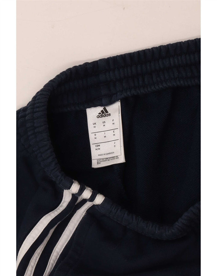Pantaloni scurți sport Adidas pentru bărbați, bumbac mediu, albastru bleumarin