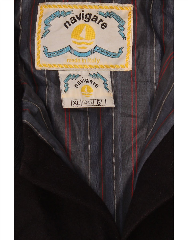 Bomber pentru bărbați Navigare UK 42 XL Lână bleumarin