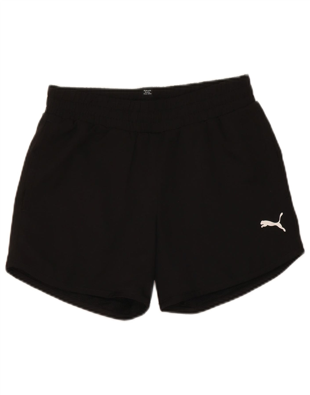 Pantaloni scurti sport Puma fete 13-14 ani poliester negru